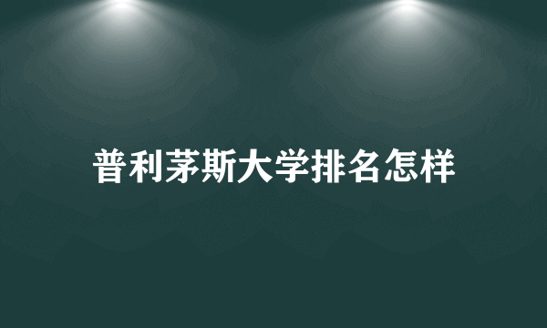 普利茅斯大学排名怎样