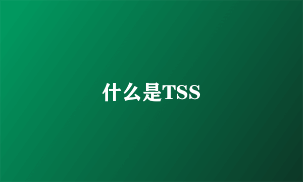 什么是TSS