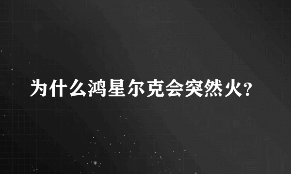 为什么鸿星尔克会突然火？