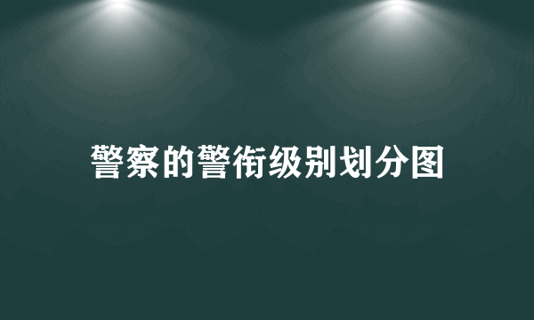 警察的警衔级别划分图