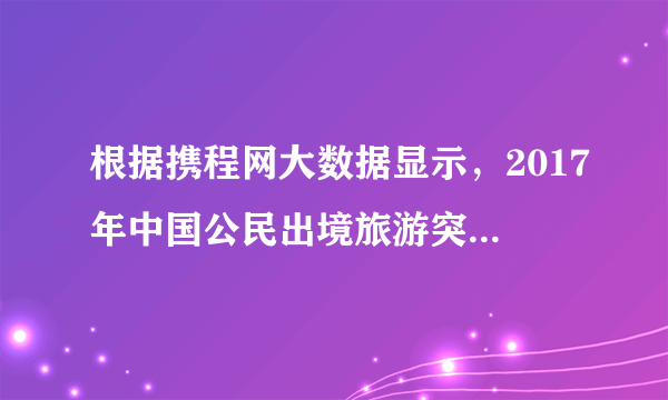 根据携程网大数据显示，2017年中国公民出境旅游突破1.3亿人次，花费达1152.9亿美元，保持世界第一大出境旅游客源国地位。中国已经成为泰国、日本、韩国、越南、柬埔寨、俄罗斯、马尔代夫、印尼、朝鲜、南非等10个国家的第一大入境旅游客源地，中国游客在这些国家国际游客中的占比最高达30%。归纳中国出境游的特点，并分析其形成原因。