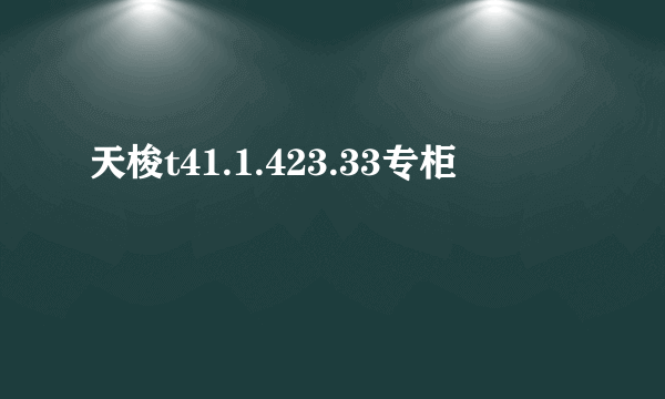 天梭t41.1.423.33专柜