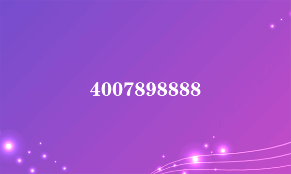 4007898888