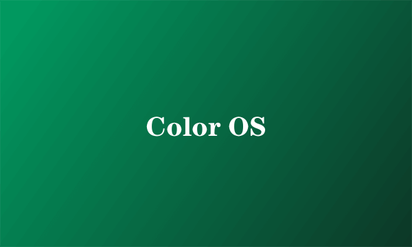 Color OS